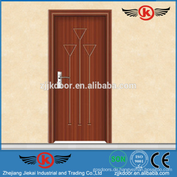 JK-P9023 pvc Küche Schrank Tür / Holz dekorative Muster Innentür / billige Schlafzimmer Tür
